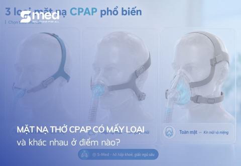 Các loại mặt nạ thở CPAP: Khác nhau và phù hợp với ai?