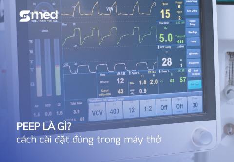 Chỉ số PEEP trên máy thở là gì và cách cài đặt ĐÚNG